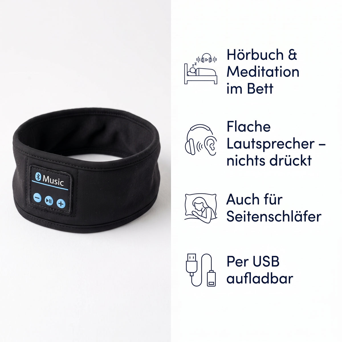 Schlaf-Kopfhörer-Stirnband